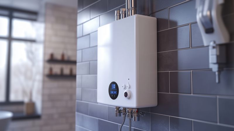 Modern Water Heater Model